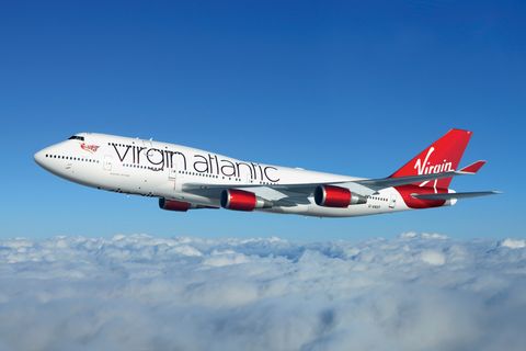 virgin atlantic 747 flight
