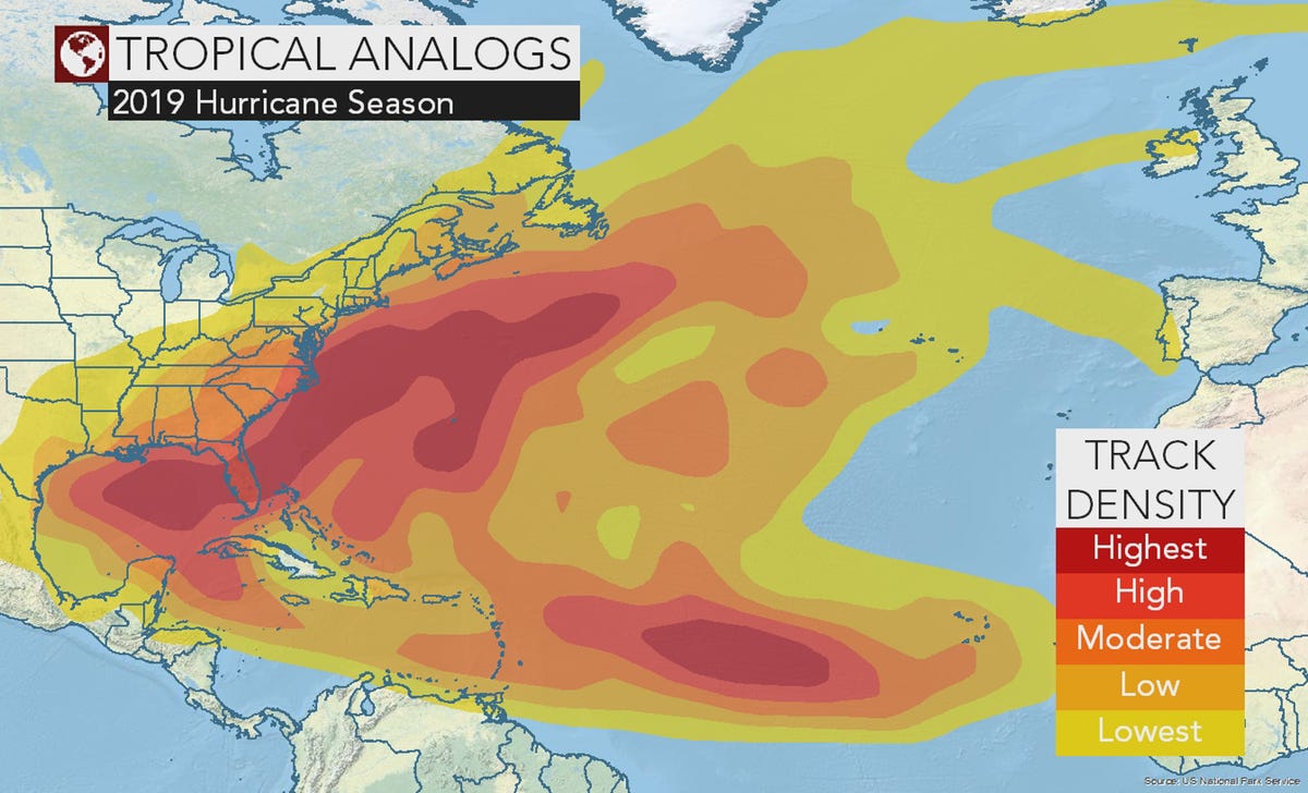 AccuWeather's Atlantic Hurricane Season Forecast — 2019 Hurricane ...