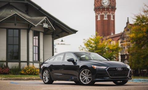 2019 audi a7 30t front