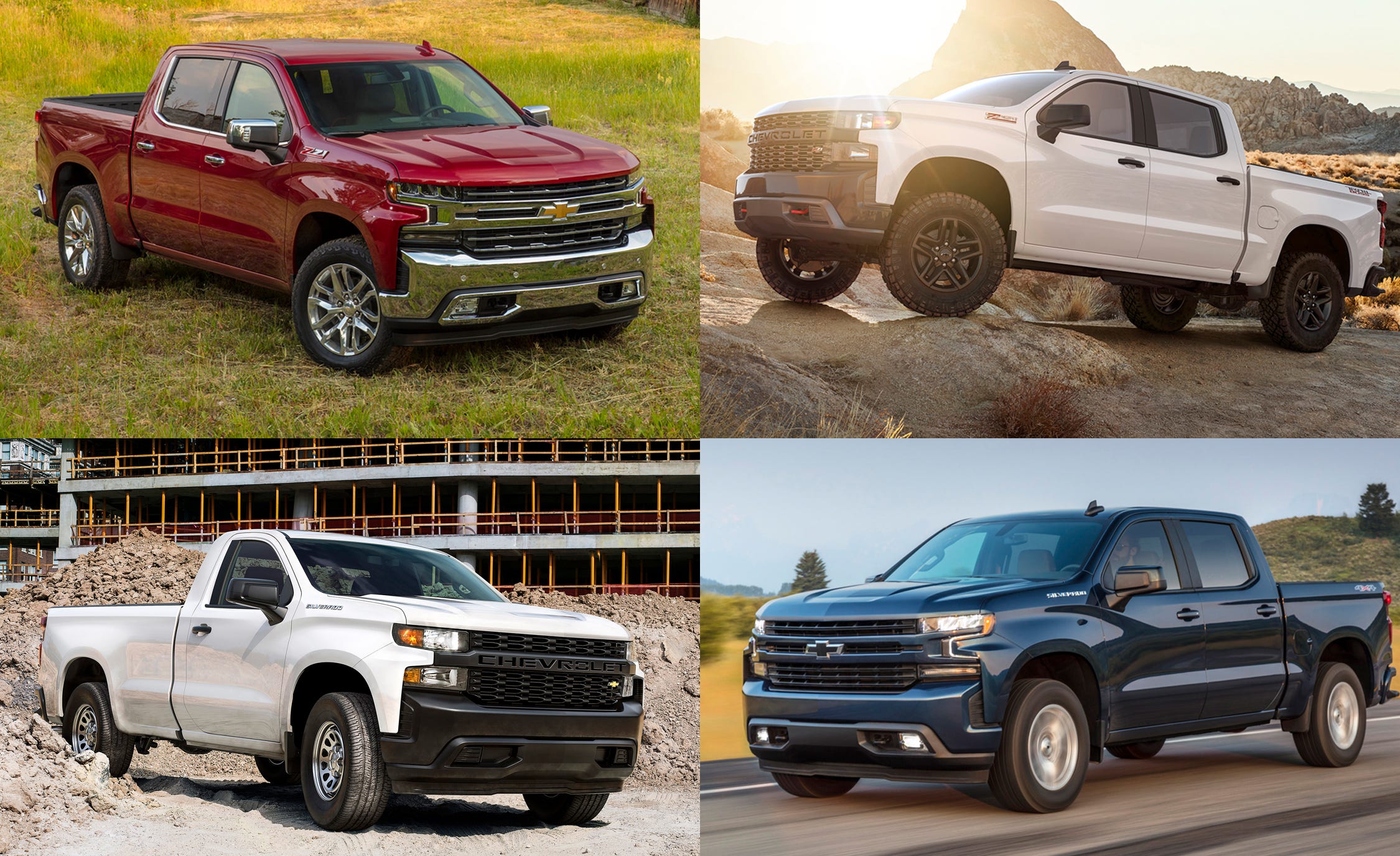 chevy truck models list