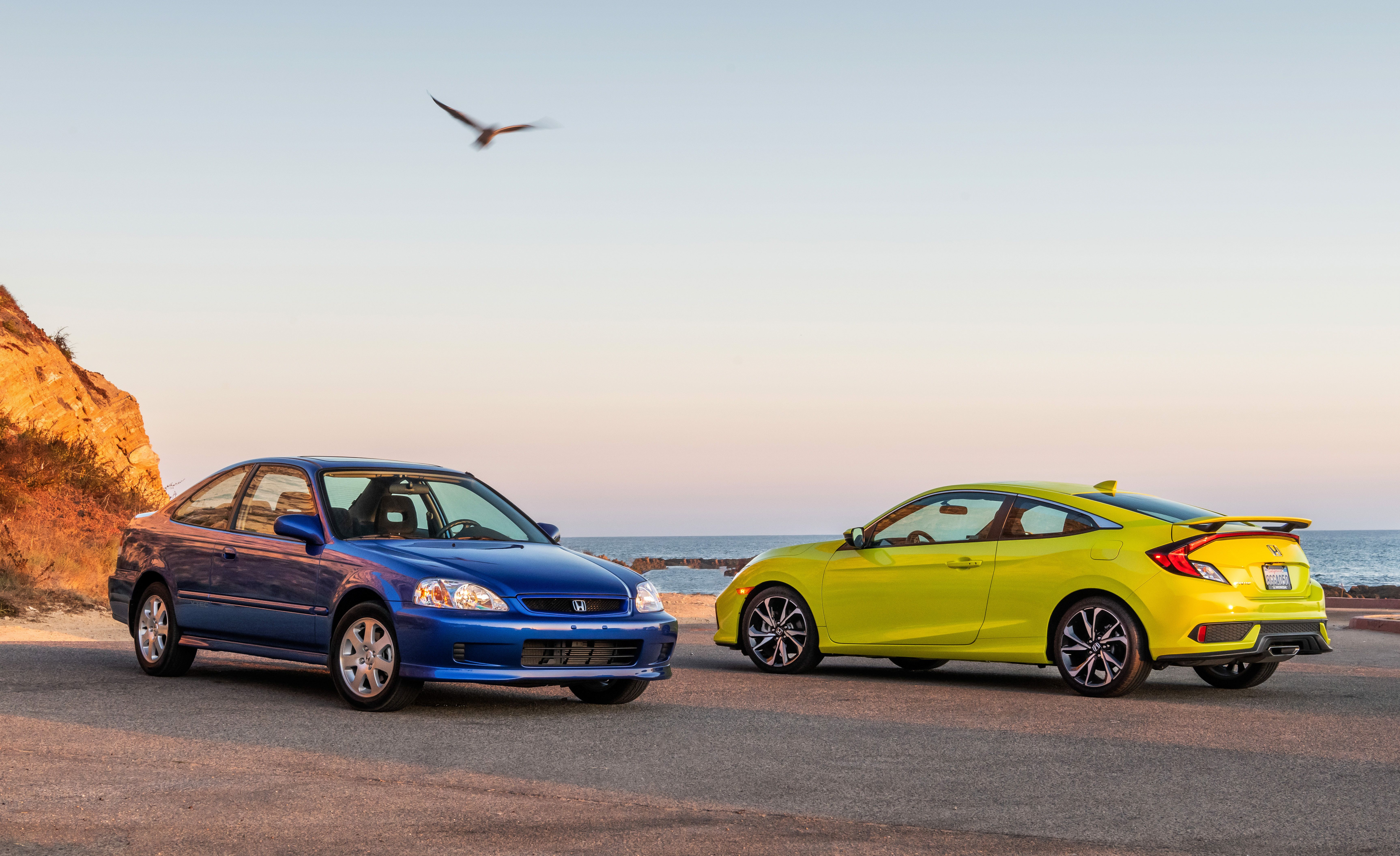 2019 Honda Civic Si Coupe vs. 1999 Honda Civic Si Coupe