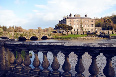 Reflection, Water, Wall, Architecture, Sky, Building, River, Bridge, Tree, Château, 