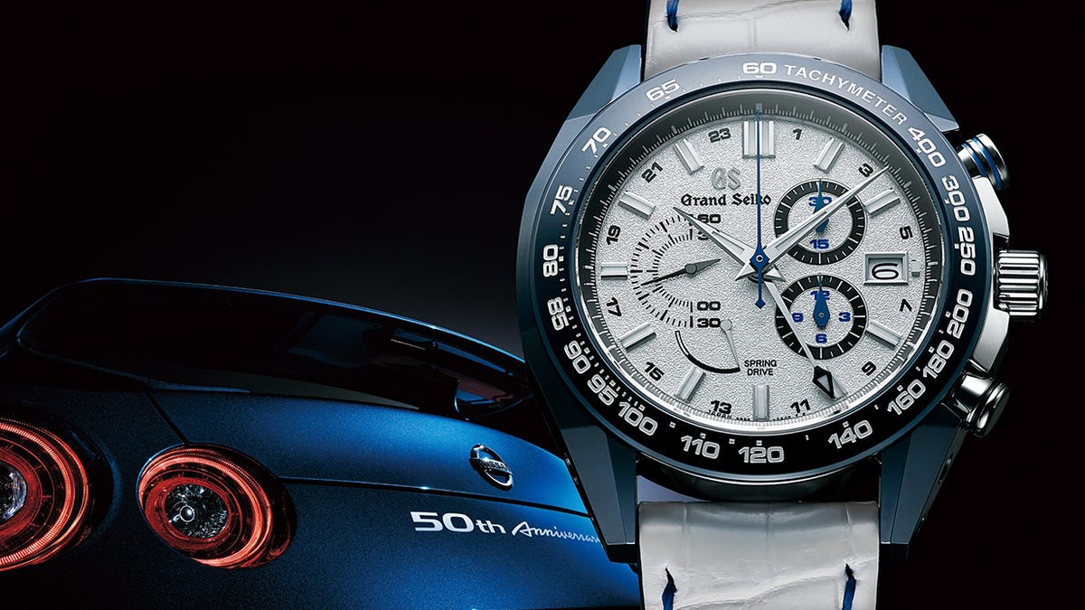 This Grand Seiko Watch Pays Tribute to the Nissan GT-R