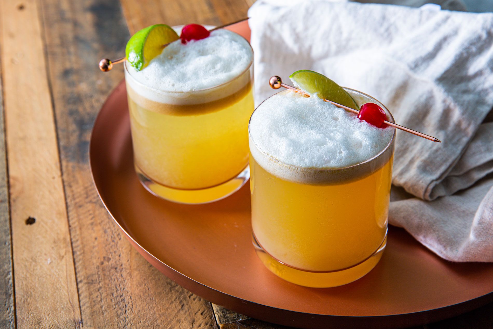 Ginger Lime Whiskey Sour