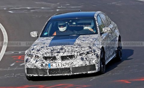 2020 BMW M3 prototype (spy photo)
