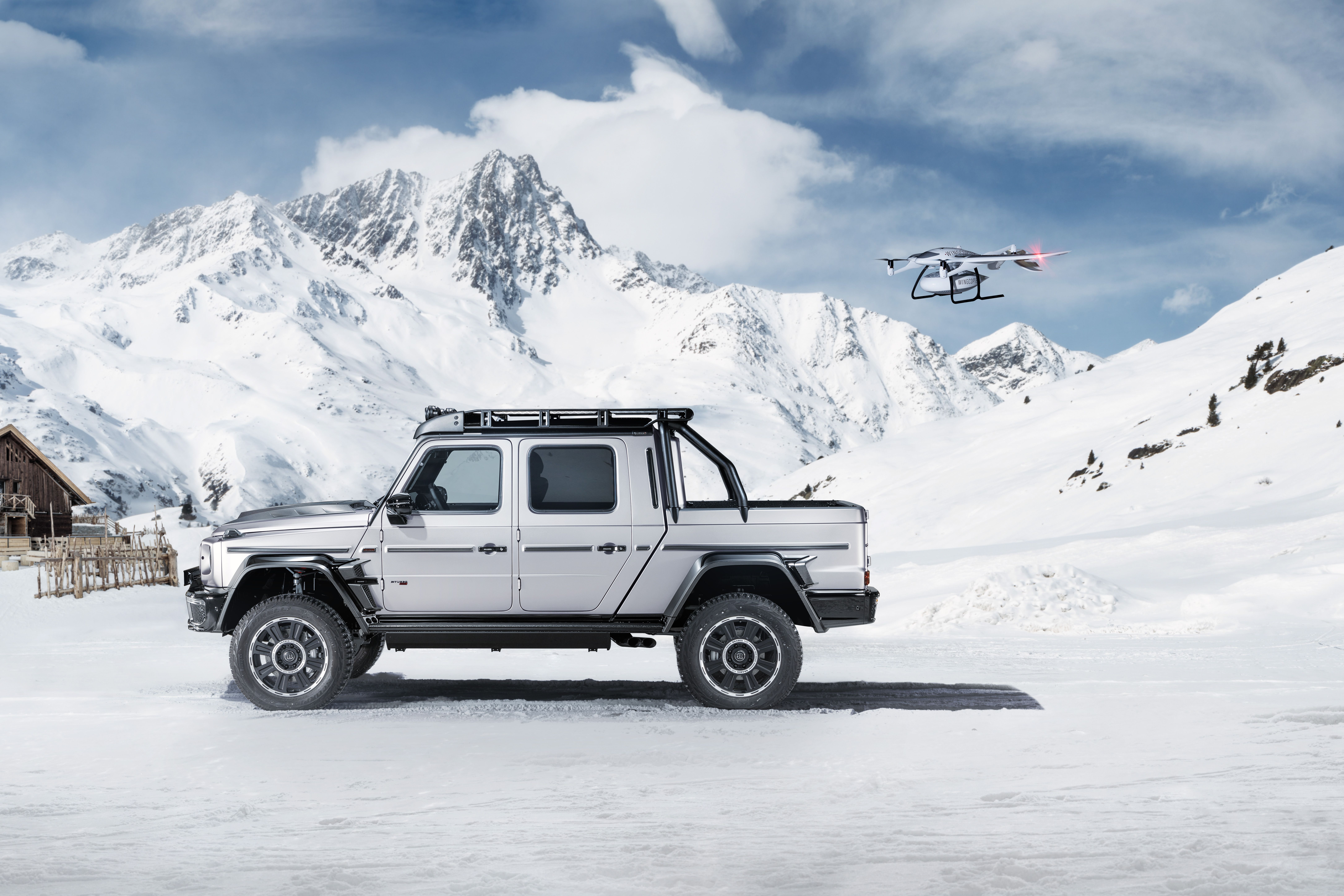Brabus S 800 Hp Mercedes Amg G Wagen Has A Drone Landing Pad