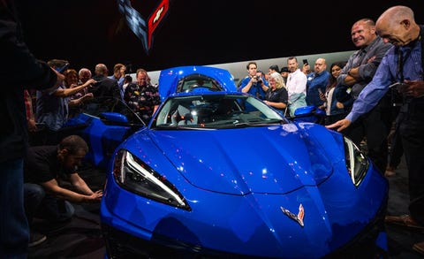 Land vehicle, Vehicle, Car, Supercar, Auto show, Automotive design, Sports car, Performance car, Electric blue, Coupé, 