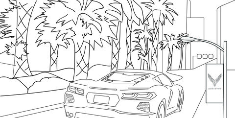 Featured image of post Old Corvette Coloring Pages Find high quality corvette coloring page all coloring page images can be downloaded for free for personal use only