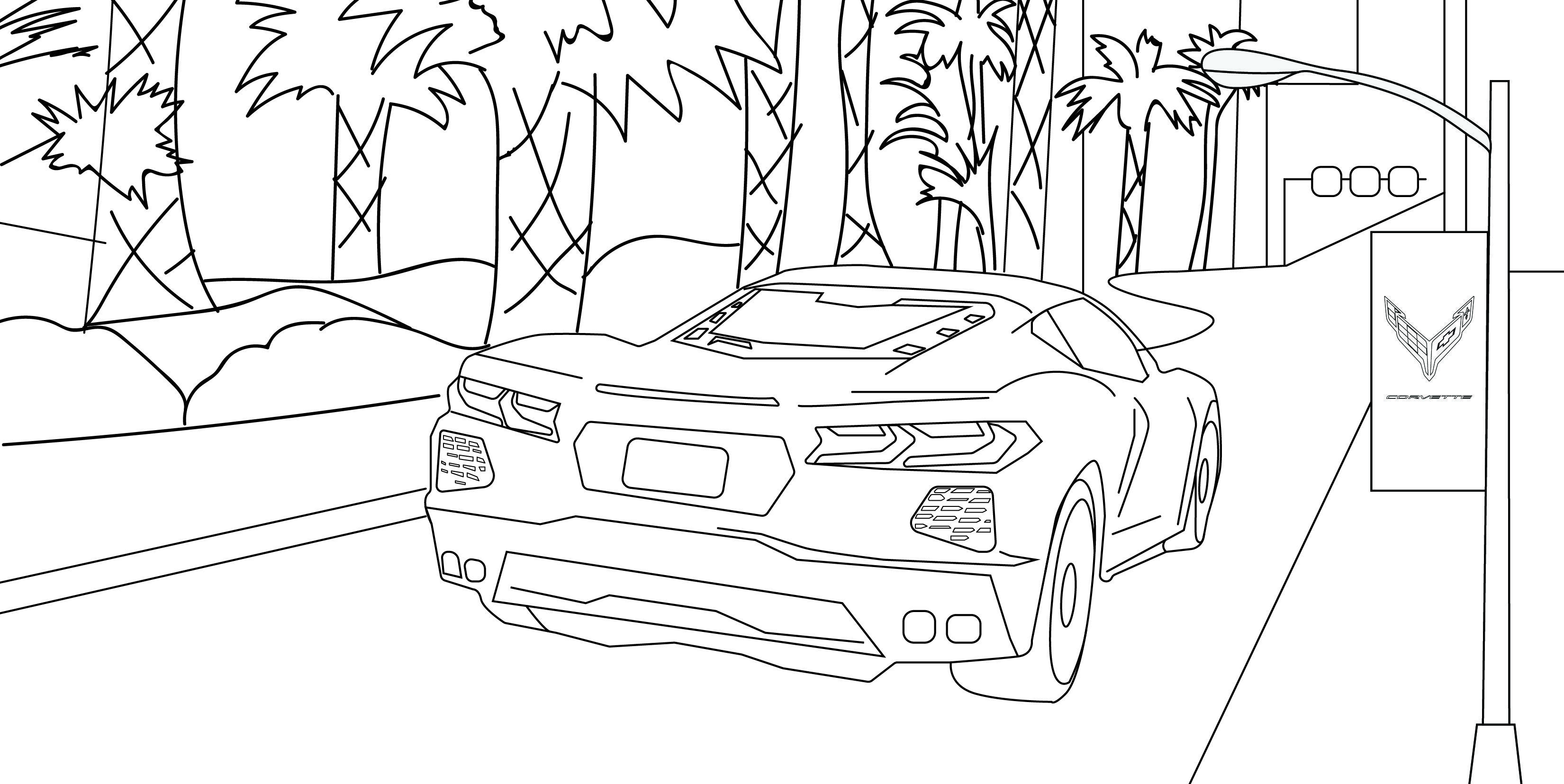 Featured image of post Corvette Stingray Corvette Coloring Pages 40 corvette coloring pages for printing and coloring