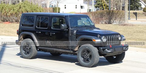 Jeep Wrangler Plug In Hybrid New Gas Electric Suv Spied Testing