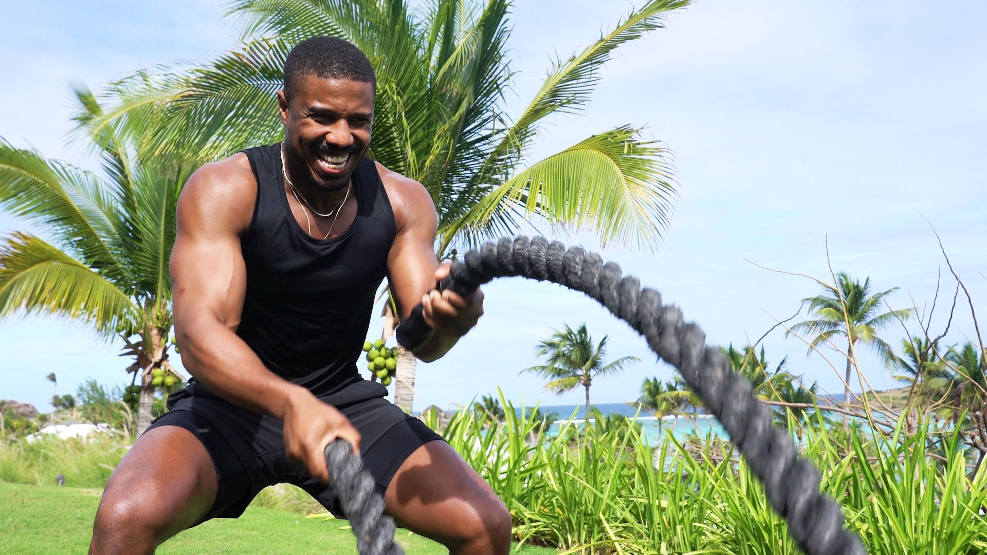 Michael B. Jordan's Outdoor Workout of 'Without Remorse'