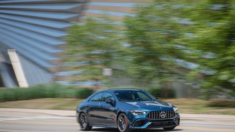 2020 Mercedes-AMG CLA45 4Matic front exterior 2020 mercedes amg cla45 4matic front exterior
