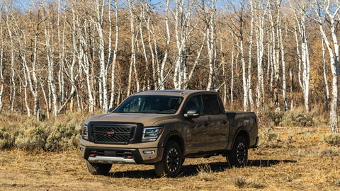 2022 Nissan Titan Pro-4X front exterior 2022 nissan titan pro 4x front exterior