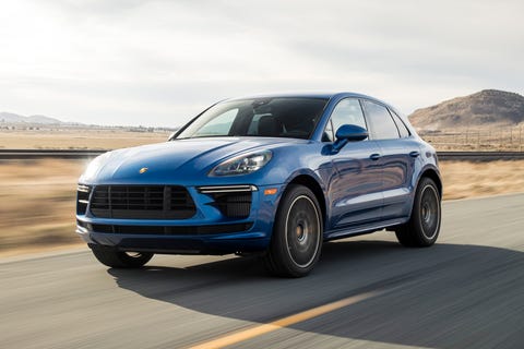 2020 porsche macan turbo front