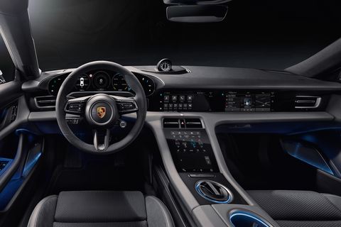 2020 Porsche Taycan Ev Interior Revealed And Has Tons Of Screens