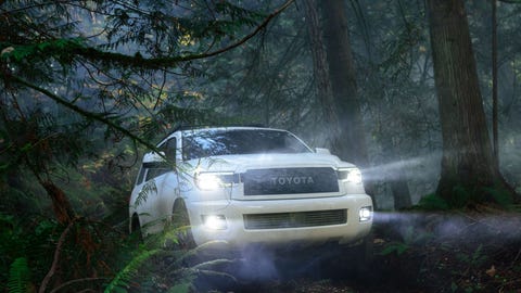 2021 toyota Sequoia front exterior 2021 toyota sequoia front exterior