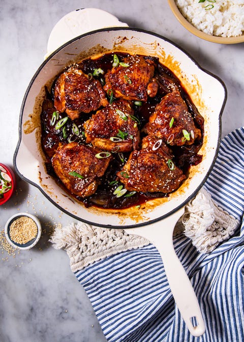 braised chicken thighs