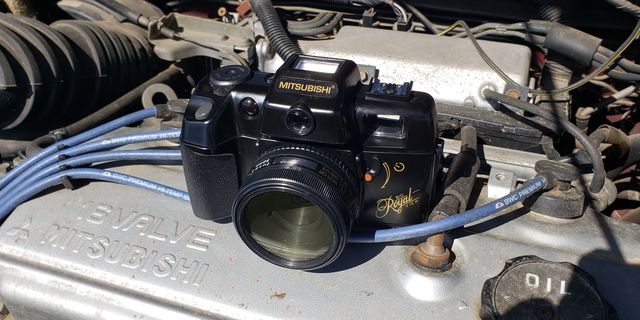 fake mitsubishi royal view camera on mitsubishi engine