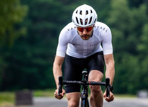 Garantie Verdrag attribuut Van Rysel Racer Team wielershirt en Racer broek | Bicycling
