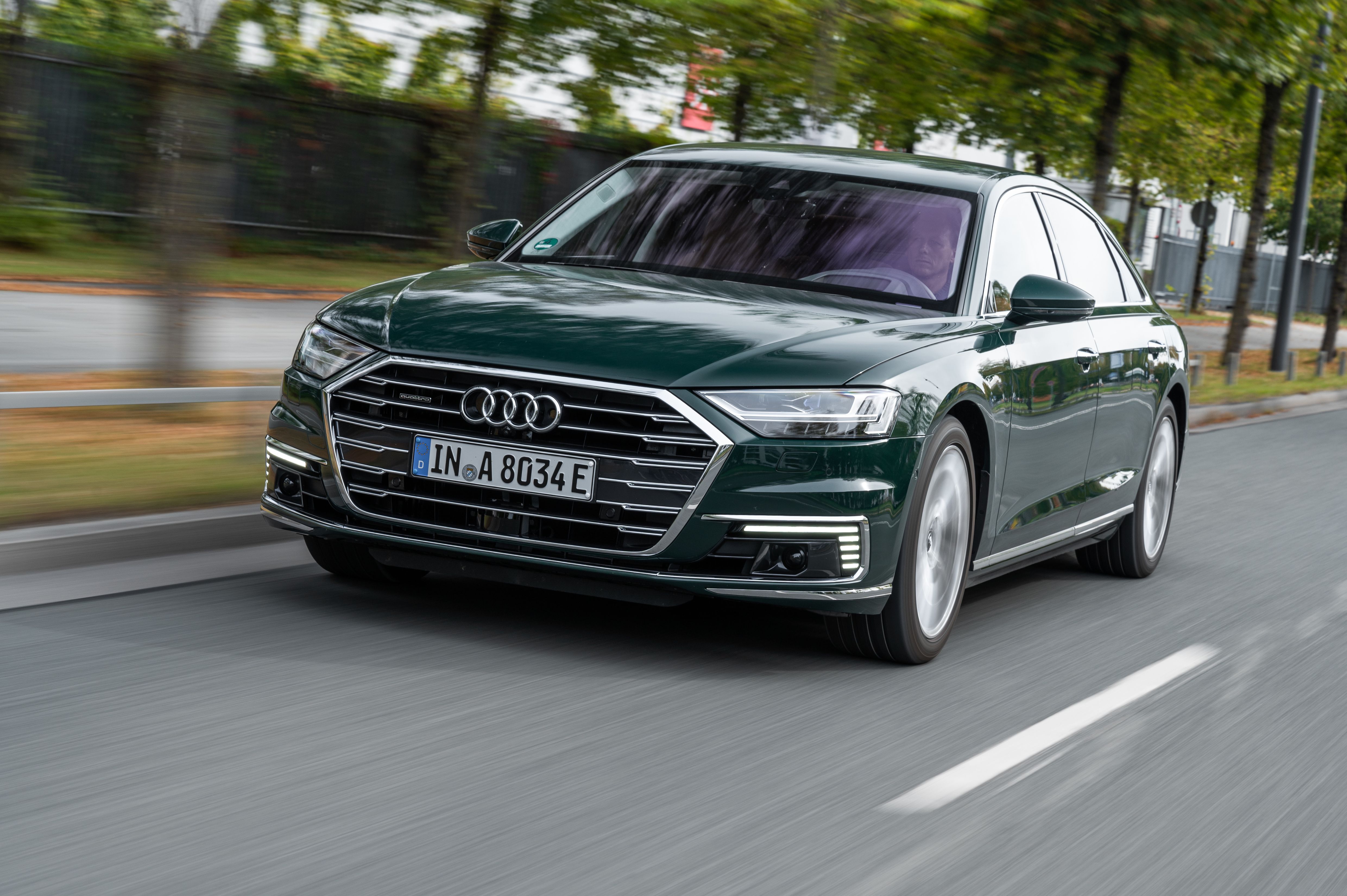 2021 audi a8 review pricing and specs car and driver