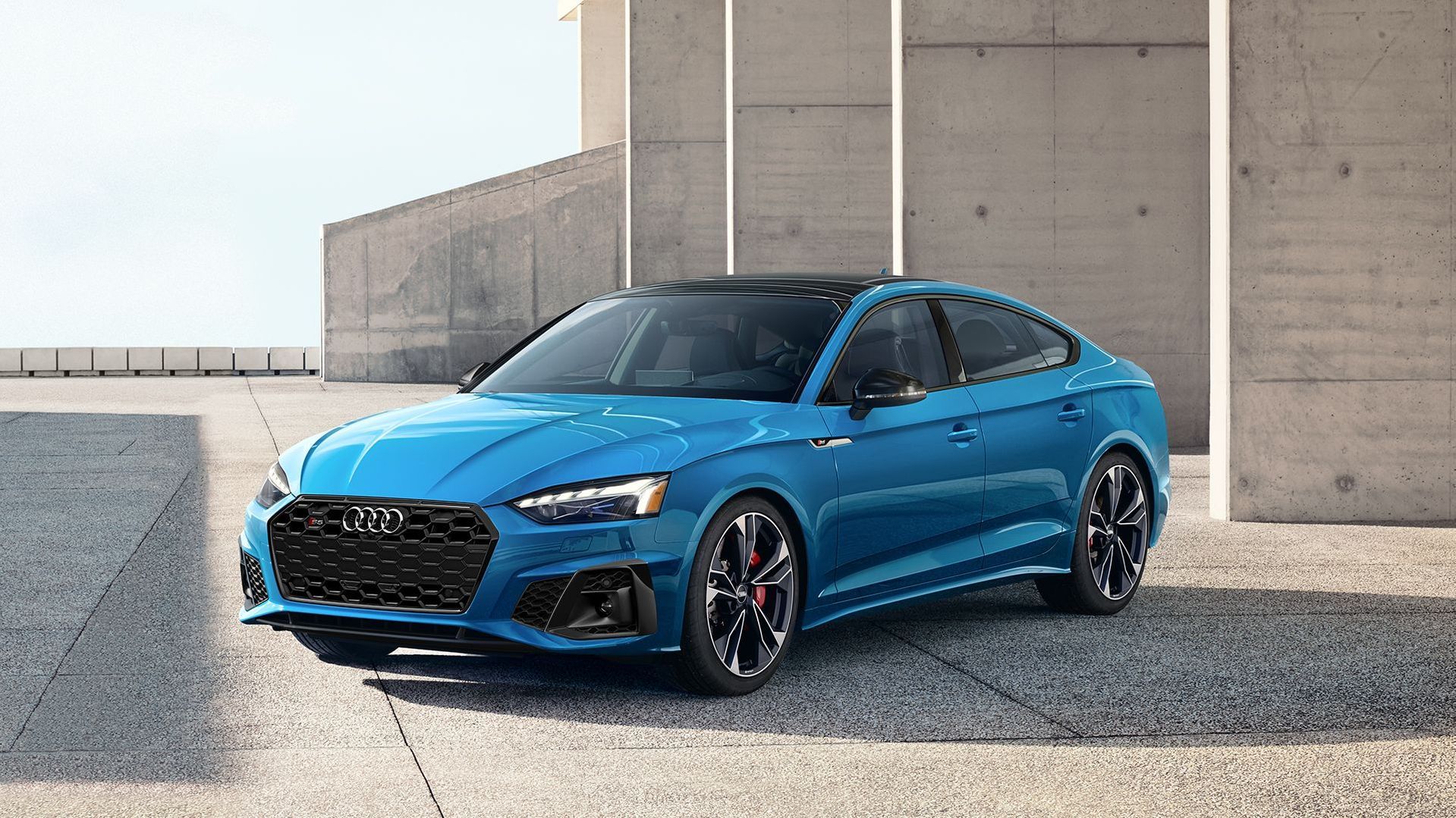 Audi A5 Sportback 2020 Navarra Blue - Draw-o