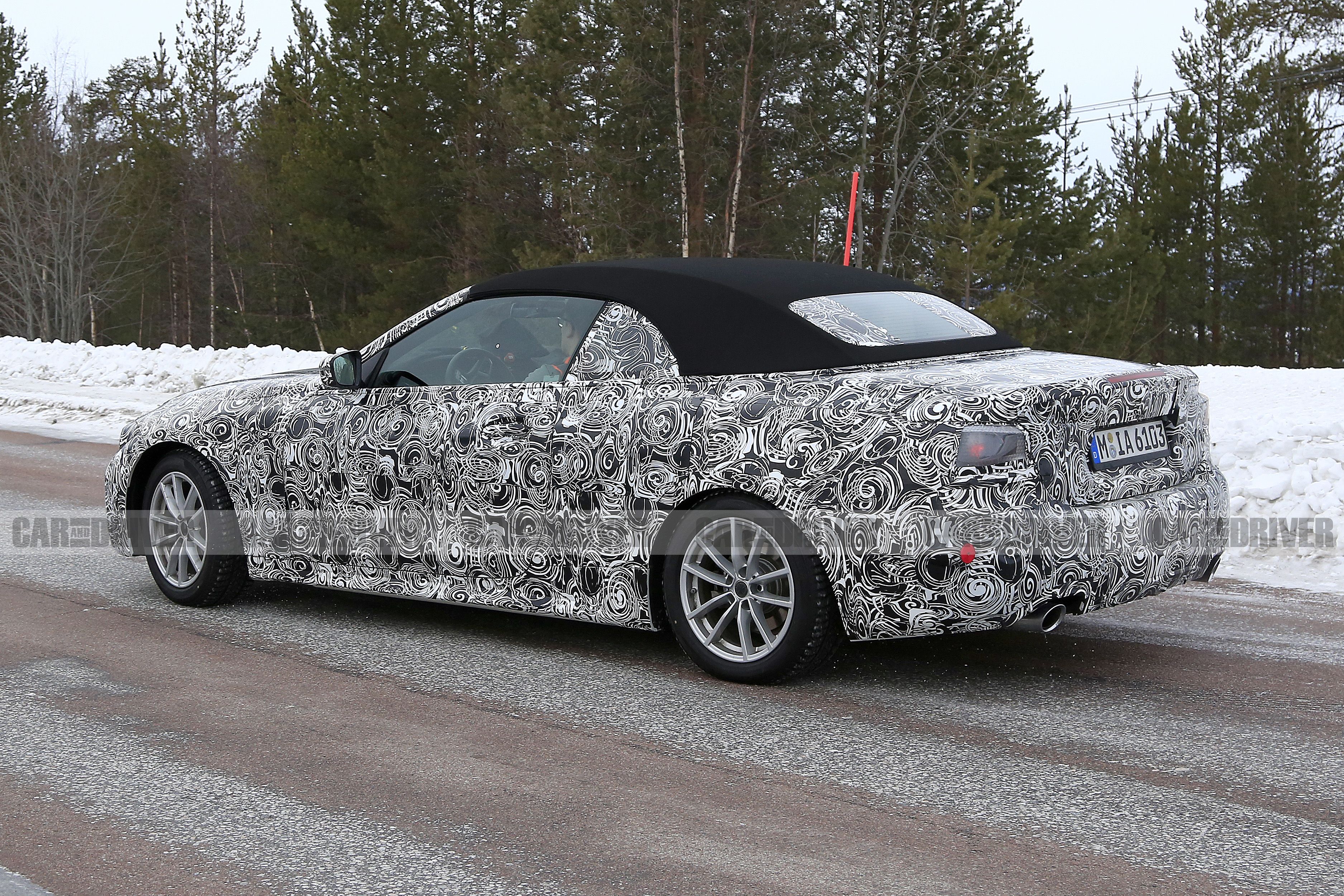 21 Bmw 4 Series Convertible Spied Brings Back The Soft Top