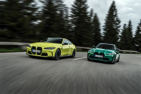 2021 bmw m3 and m4