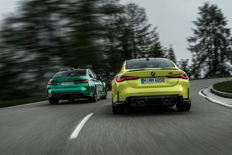 2021 bmw m3 and m4
