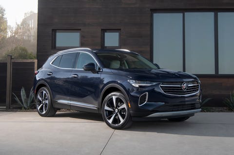 the 2021 envision has a lower, wider stance with more athletic proportions to appeal to buyers who like the look of a car but want the functionality of an suv
