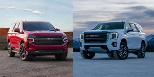 2021 Chevy Tahoe and 2021 GMC Yukon