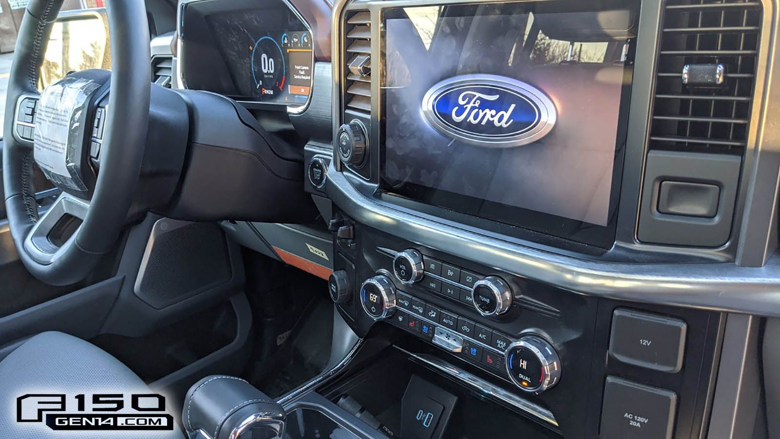 Spied 2021 Ford F 150 Getting A Big Touchscreen Digital Cluster