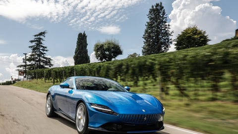 2021 Ferrari Roma front exterior 2021 ferrari roma front exterior