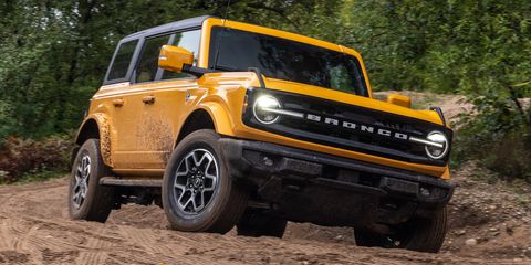 2021 ford bronco outer banks front exterior