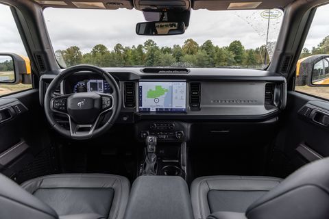 2021 ford bronco outer banks interior