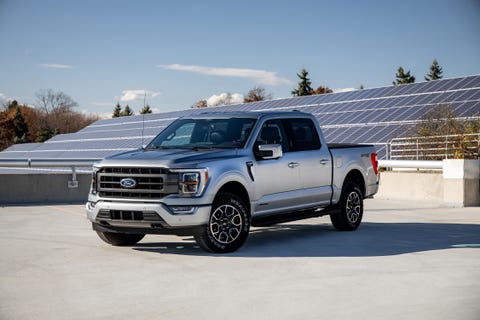 2021 ford f 150 hybrid lariat front