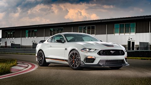 2021 ford mustang mach 1 front