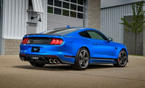 2021 ford mustang mach 1 rear