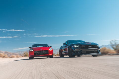 Tested: 2022 BMW M240i vs. Mustang Mach 1 vs. Nissan Z vs. Supra