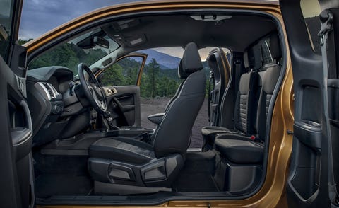 2021 ford ranger interior