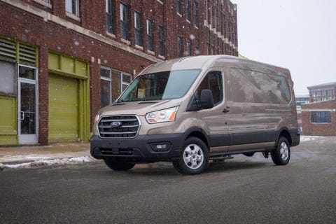 2021 ford transit front