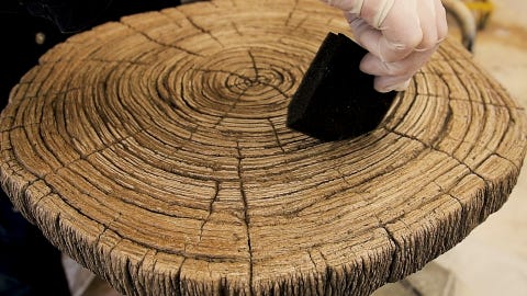 Faux Bois Furniture Watch Diane Husson Create Wood Like From Concrete Faux Bois Furniture Watch Diane Husson, Faux Bois Furniture