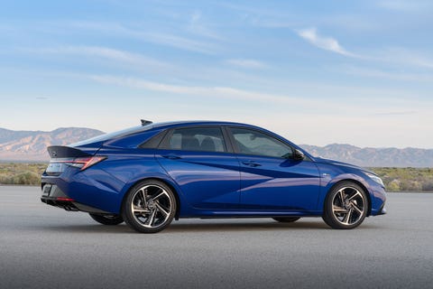 View Photos of the 2021 Hyundai Elantra N Line