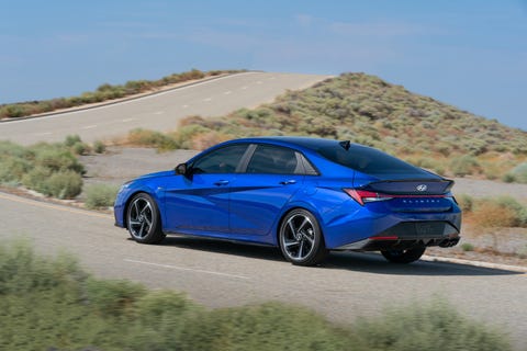 View Photos of the 2021 Hyundai Elantra N Line