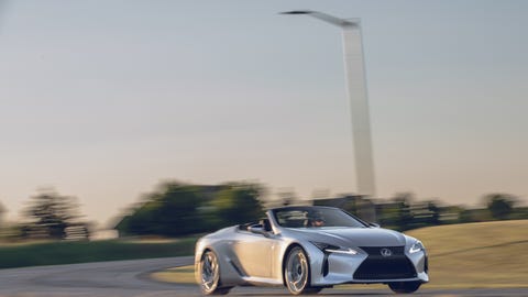 2021 Lexus LC500 convertible front exterior 2021 lexus lc500 convertible front exterior
