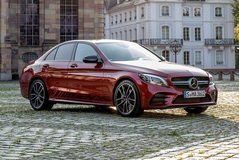 2021 mercedes amg c43 front