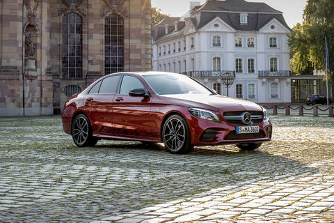 2021 mercedes amg c43 front