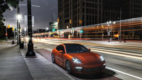2021 Porsche Panamera Turbo S front 2021 porsche panamera turbo s front