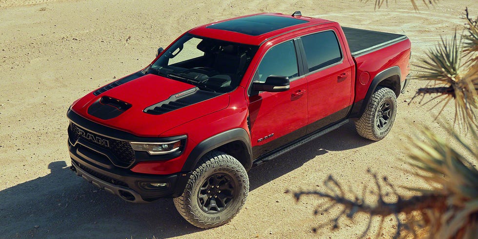 2021 Ram 1500 TRX Front Red Exterior