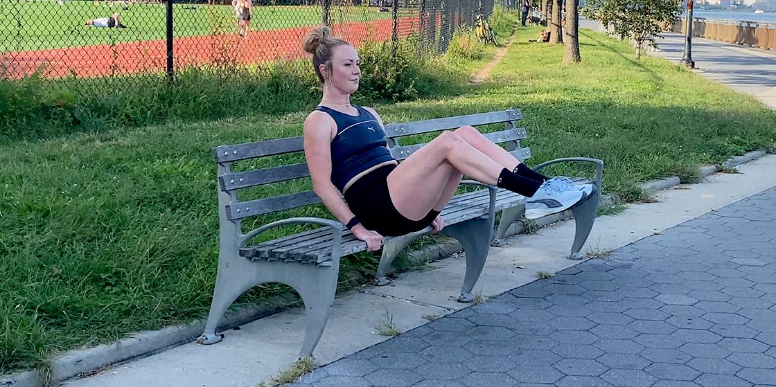 This Outdoor Workout Builds Total-Body Strength—All You Need Is a Bench