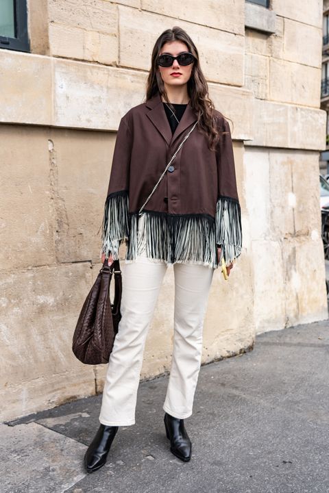 冬こそホワイトデニム パリで見つけた デニムトレンドの新潮流を追跡 ファッション Elle エル デジタル